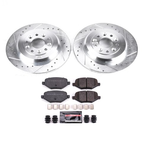Power Stop 11-15 Ford Edge Rear Z23 Evolution Sport Brake Kit w/Calipers (1x psbK4744, 1x psbS5298) thumbnail 4