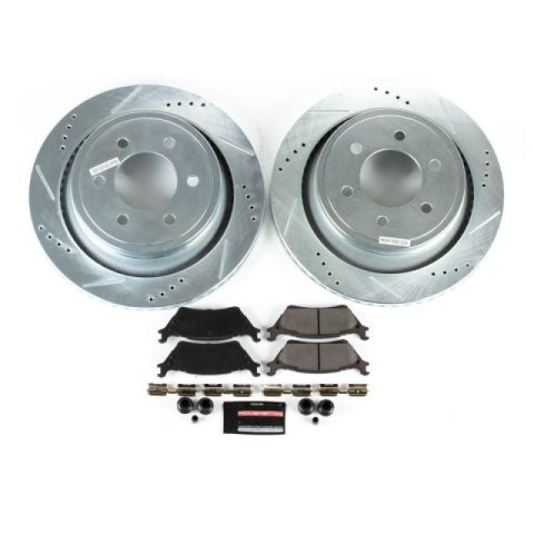 Power Stop 12-18 Ford F-150 Rear Z23 Evolution Sport Brake Kit w/Calipers (1x psbK6271, 1x psbS5396)
