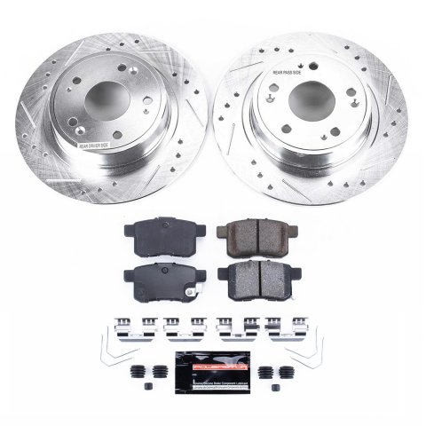 Power Stop 13-17 Honda Accord Rear Z23 Evolution Sport Brake Kit w/Calipers (1x psbK5368, 1x psbS7096) thumbnail 3