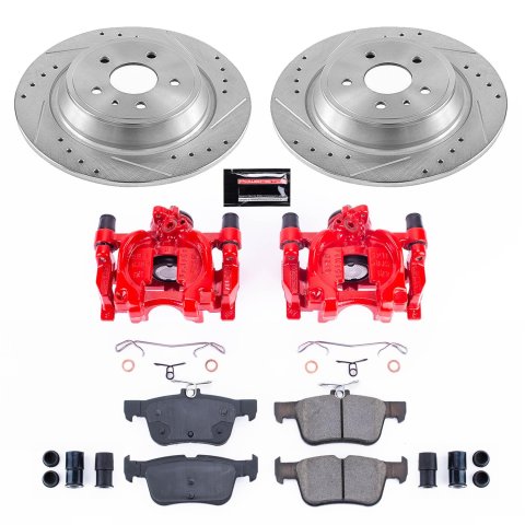 Power Stop 13-17 Ford Fusion Rear Z23 Evolution Sport Brake Kit w/Calipers (1x psbK6817, 1x psbS5476) thumbnail 2