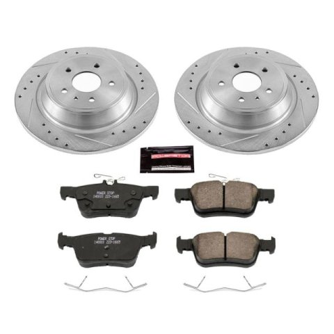 Power Stop 13-17 Ford Fusion Rear Z23 Evolution Sport Brake Kit w/Calipers (1x psbK6817, 1x psbS5476) thumbnail 4