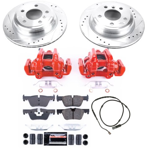 Power Stop 13-18 BMW 320i xDrive Rear Z23 Evolution Sport Brake Kit w/Calipers (1x psbK6852, 1x psbS7110) thumbnail 2