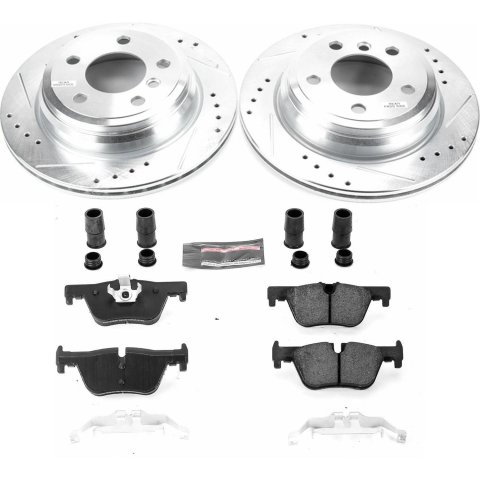 Power Stop 13-18 BMW 320i xDrive Rear Z23 Evolution Sport Brake Kit w/Calipers (1x psbK6852, 1x psbS7110) thumbnail 4