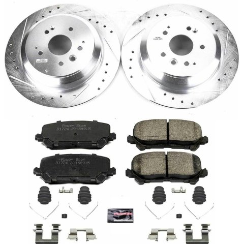 Power Stop 14-16 Acura MDX Rear Z23 Evolution Sport Brake Kit w/Calipers (1x psbS7142, 1x psbK6953) thumbnail 7
