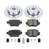 Power Stop 15-18 Volkswagen Golf Rear Z23 Evolution Sport Brake Kit w/Calipers (1x psbS7272, 1x psbK7053) thumbnail 4