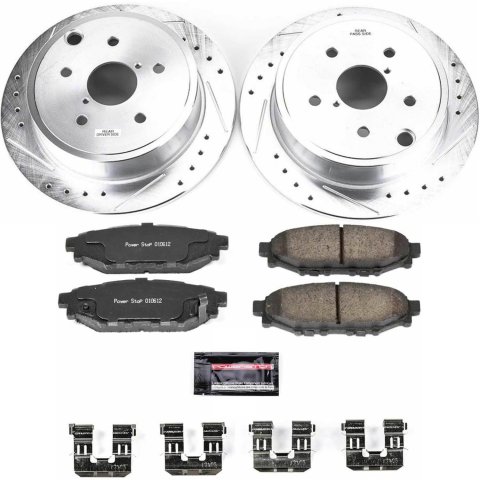 Power Stop 15-19 Subaru WRX Rear Z23 Evolution Sport Brake Kit w/Calipers (1x psbS3424, 1x psbK6977) thumbnail 3