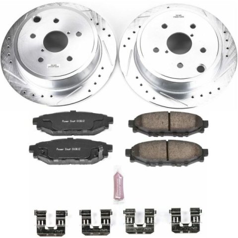 Power Stop 15-19 Subaru WRX Rear Z23 Evolution Sport Brake Kit w/Calipers (1x psbS3424, 1x psbK6977) thumbnail 7