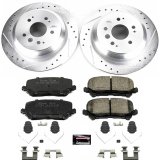 Power Stop 16-17 Honda Pilot Rear Z23 Evolution Sport Brake Kit w/Calipers (1x psbS7142, 1x psbK7727) thumbnail 2