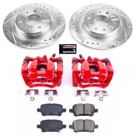 Power Stop 17-19 Buick LaCrosse Rear Z23 Evolution Sport Brake Kit w/Calipers (1x psbK7717, 1x psbS5544) thumbnail 2