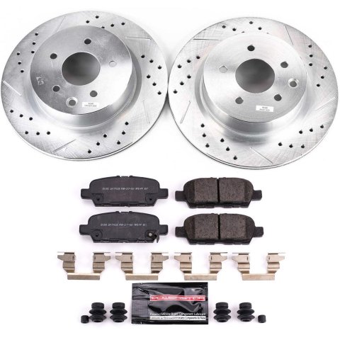 Power Stop 18-19 Nissan 370Z Rear Z23 Evolution Sport Brake Kit w/Calipers (1x psbK8062, 1x psbS6036) thumbnail 5