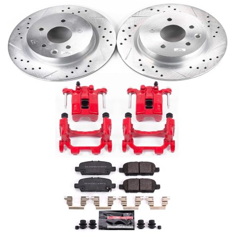 Power Stop 18-19 Nissan 370Z Rear Z23 Evolution Sport Brake Kit w/Calipers (1x psbK8062, 1x psbS6036) thumbnail 8