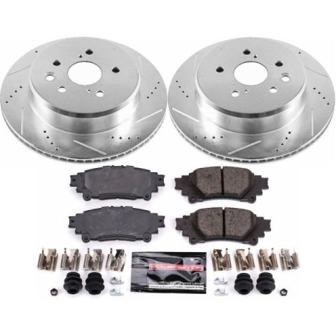 Power Stop 13-19 Lexus GS350 Rear Z23 Evolution Sport Brake Kit w/Calipers (1x psbK6514, 1x psbS7140) thumbnail 2