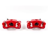 PowerStop Z23 Evolution Sport Brake Upgrade Kits with Calipers KC1203 Disc Kits, Calipers, Cross-drilled/Slotted Rotors, Red Calipers, Rear, Chrysler, Mitsubishi, Kit thumbnail 7