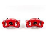 PowerStop Z23 Evolution Sport Brake Upgrade Kits with Calipers KC1203 Disc Kits, Calipers, Cross-drilled/Slotted Rotors, Red Calipers, Rear, Chrysler, Mitsubishi, Kit thumbnail 8