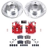 Power Stop 98-04 Audi A6 Quattro Rear Z23 Evolution Sport Brake Kit w/Calipers (1x psbS2636, 1x psbK941) thumbnail 2