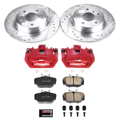 Power Stop 99-04 Land Rover Discovery Rear Z23 Evolution Sport Brake Kit w/Calipers (1x psbK6152, 1x psbS2064) thumbnail 8