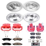 Power Stop 1999 Ford Mustang Front & Rear Z23 Evolution Sport Brake Kit w/Calipers (1x psbK1304, 1x psbK1306, 1x psbS4766C, 1x psbS4824A) thumbnail 5