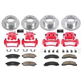 Power Stop 2000 Ford Excursion Front & Rear Z23 Evolution Sport Brake Kit w/Calipers (1x psbK1890, 1x psbK1905, 1x psbS4790, 1x psbS4690) thumbnail 2