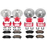 Power Stop 2003 Subaru Forester Front & Rear Z23 Evolution Sport Brake Kit w/Calipers (1x psbS2066, 1x psbS2682B, 1x psbK2373, 1x psbK449) thumbnail 6