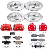 Power Stop 2005 Jaguar S-Type Front & Rear Z23 Evolution Sport Brake Kit w/Calipers (1x psbS4792, 1x psbS4852, 1x psbK3141, 1x psbK1349) thumbnail 2