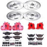 Power Stop 2007 Ford Escape Front & Rear Z23 Evolution Sport Brake Kit w/Calipers (1x psbS4942, 1x psbK4580, 1x psbS3116, 1x psbK4585) thumbnail 4