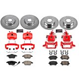 Power Stop 2008 Audi A3 Front & Rear Z23 Evolution Sport Brake Kit w/Calipers (1x psbK2259, 1x psbK4627, 1x psbS2974A, 1x psbS2976) thumbnail 2