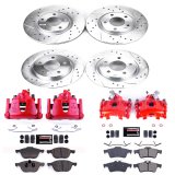 Power Stop 2008 Mazda 3 Front & Rear Z23 Evolution Sport Brake Kit w/Calipers (1x psbK125, 1x psbS2942E, 1x psbK129, 1x psbS2954A) thumbnail 5