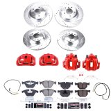 Power Stop 2009 BMW 335i xDrive Front & Rear Z23 Evolution Sport Brake Kit w/Calipers (1x psbK3015, 1x psbK045, 1x psbS3328, 1x psbS3334) thumbnail 8