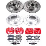 Power Stop 2010 Ford F-350 Super Duty Front & Rear Z23 Evolution Kit w/Cals (Bundled Kit) thumbnail 4