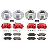 Power Stop 2011 Ford F-350 Super Duty Front & Rear Z23 Evolution Kit w/Calipers (Bundled Kit) thumbnail 4