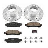 Power Stop 2012 Ford F-350 Super Duty Front & Rear Z23 Evolution Kit w/Calipers (Bundled Kit) thumbnail 6