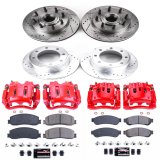 Power Stop 12-13 Ford F-250 Super Duty Front & Rear Z23 Evolution Kit w/Cals (Bundled Kit) thumbnail 3