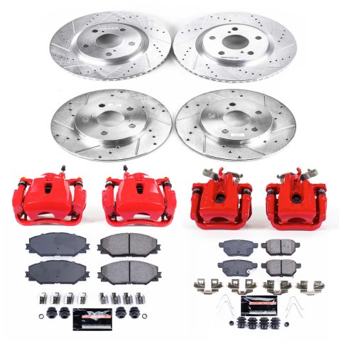 Power Stop 2016 Scion iM Front & Rear Z23 Evolution Sport Brake Kit w/Calipers (1x psbK7753, 1x psbS3194, 1x psbS6708, 1x psbK3054) thumbnail 5