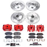 Power Stop 2018 Nissan Maxima Front & Rear Z23 Evolution Sport Brake Kit w/Calipers (1x psbK8062, 1x psbK3076, 1x psbS6030, 1x psbS6240) thumbnail 5