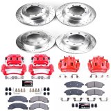 Power Stop 00-04 Ford F-350 Super Duty Front & Rear Z23 Evolution Sport Brake Kit w/Calipers (1x psbS4752, 1x psbK1905, 1x psbS4790, 1x psbK1889) thumbnail 4