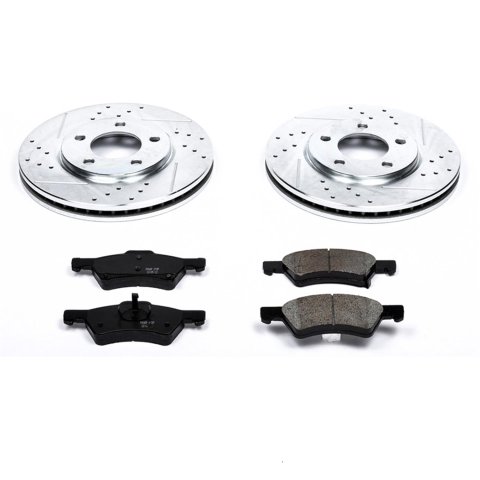 Power Stop 01-07 Chrysler Town & Country Front & Rear Z23 Evolution Sport Brake Kit w/Calipers (1x psbK5247, 1x psbS4774, 1x psbK5248, 1x psbS4776) thumbnail 5