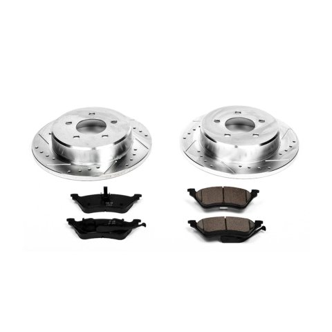 Power Stop 01-07 Chrysler Town & Country Front & Rear Z23 Evolution Sport Brake Kit w/Calipers (1x psbK5247, 1x psbS4774, 1x psbK5248, 1x psbS4776) thumbnail 7