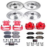 Power Stop 02-04 Subaru Legacy Front & Rear Z23 Evolution Sport Brake Kit w/Calipers (1x psbS2682, 1x psbS2582, 1x psbK3124, 1x psbK1124) thumbnail 4