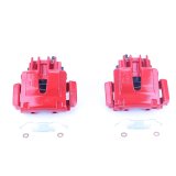 PowerStop Z23 Evolution Sport Brake Upgrade Kits with Calipers for 2002-2006 EXPEDITION, 2003-2006 NAVIGATOR - KC1934 Disc Kits, Calipers, Front and Rear, Cross-drilled/Slotted Rotors, Red Calipers, Ford, Lincoln, Kit thumbnail 5