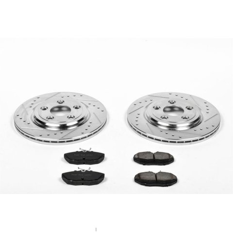Power Stop 03-04 Jaguar S-Type Front & Rear Z23 Evolution Sport Brake Kit w/Calipers (1x psbS4792, 1x psbS4852, 1x psbK3141, 1x psbK1353) thumbnail 6