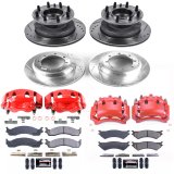 Power Stop 03-05 Ford E-350 Club Wagon Front & Rear Z23 Evolution Kit w/Cals (Bundled Kit) thumbnail 7