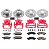 Power Stop 04-05 Buick Rainier Front & Rear Z23 Evolution Sport Brake Kit w/Calipers (1x psbS4798A, 1x psbS4804, 1x psbK2057, 1x psbK2050) thumbnail 7