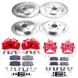Power Stop 04-06 Lexus RX330 Front & Rear Z23 Evolution Sport Brake Kit w/Calipers (1x psbK196, 1x psbK5333, 1x psbS2874, 1x psbS2782) thumbnail 4