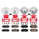 Power Stop 05-06 Saab 9-2X Front & Rear Z23 Evolution Sport Brake Kit w/Calipers (1x psbK447, 1x psbS2682B, 1x psbS2066A, 1x psbK2373) thumbnail 8