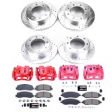 Power Stop 05-07 Ford F-250 Super Duty Front & Rear Z23 Evolution Kit w/Cals (Bundled Kit) thumbnail 5