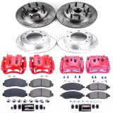 Power Stop 05-07 Ford F-250 Super Duty Front & Rear Z23 Evolution Kit w/Cals (Bundled Kit) thumbnail 3