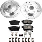 Power Stop 06-07 Honda Accord Front & Rear Z23 Evolution Sport Brake Kit w/Calipers (1x psbK2292, 1x psbS2584, 1x psbK3128, 1x psbS2068A) thumbnail 8