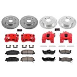 Power Stop 06-07 Infiniti QX56 Front & Rear Z23 Evolution Sport Brake Kit w/Calipers (1x psbS3338, 1x psbK2909, 1x psbS2948, 1x psbK2445) thumbnail 2