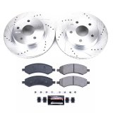 Power Stop 06-08 Dodge Ram 1500 Front & Rear Z23 Evolution Sport Brake Kit w/Calipers (1x psbK2163, 1x psbS5008, 1x psbS4836, 1x psbK2172) thumbnail 4