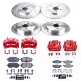 Power Stop 06-09 Subaru Legacy Front & Rear Z23 Evolution Sport Brake Kit w/Calipers (1x psbK4632, 1x psbS2682B, 1x psbS3224, 1x psbK3038) thumbnail 5